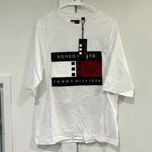 White Tommy Hilfiger X Romeo Hunte cotton t-shirt #TommyHilfiger